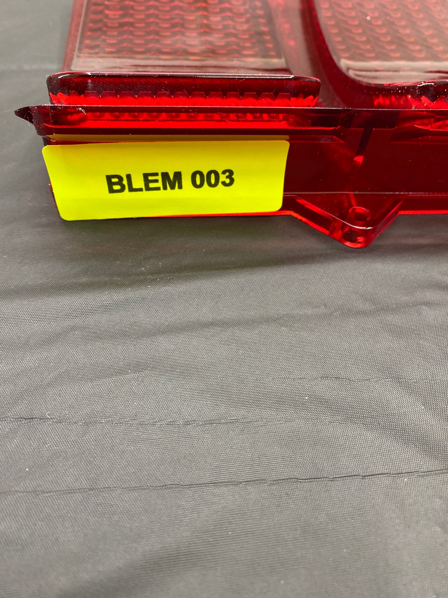 Blemished 1969 Ford Mustang Flush Mount Taillight Lens Conversion (Bezel Delete)Red