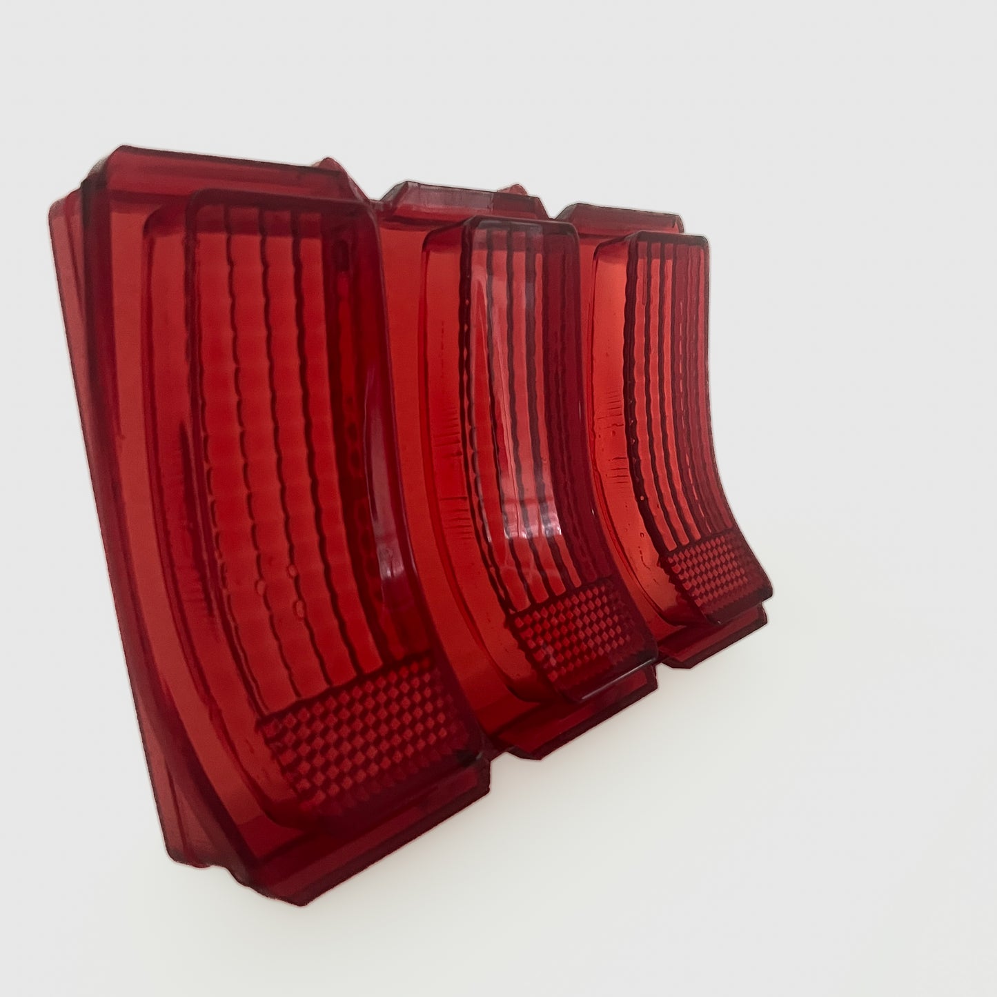 1969 Ford Mustang Taillight Lenses – OEM Trim Ring Compatible Version