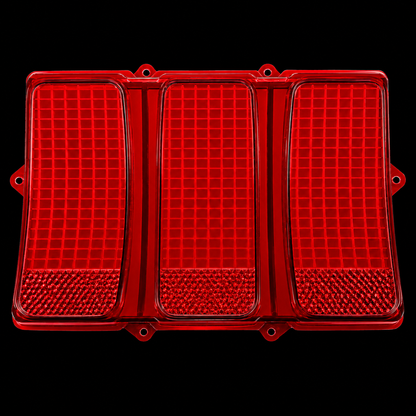 1969 Mustang Flush Mount Taillight Lenses – Bezel Delete