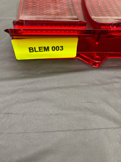 Blemished 1969 Ford Mustang Flush Mount Taillight Lens Conversion (Bezel Delete)Red