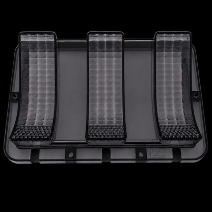 1967-1968 Mustang Smoked Square Taillight Set