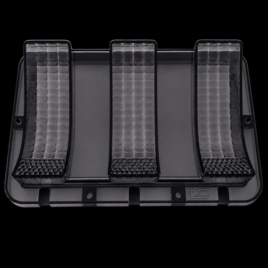 1967-1968 Mustang Smoked Square Taillight Set
