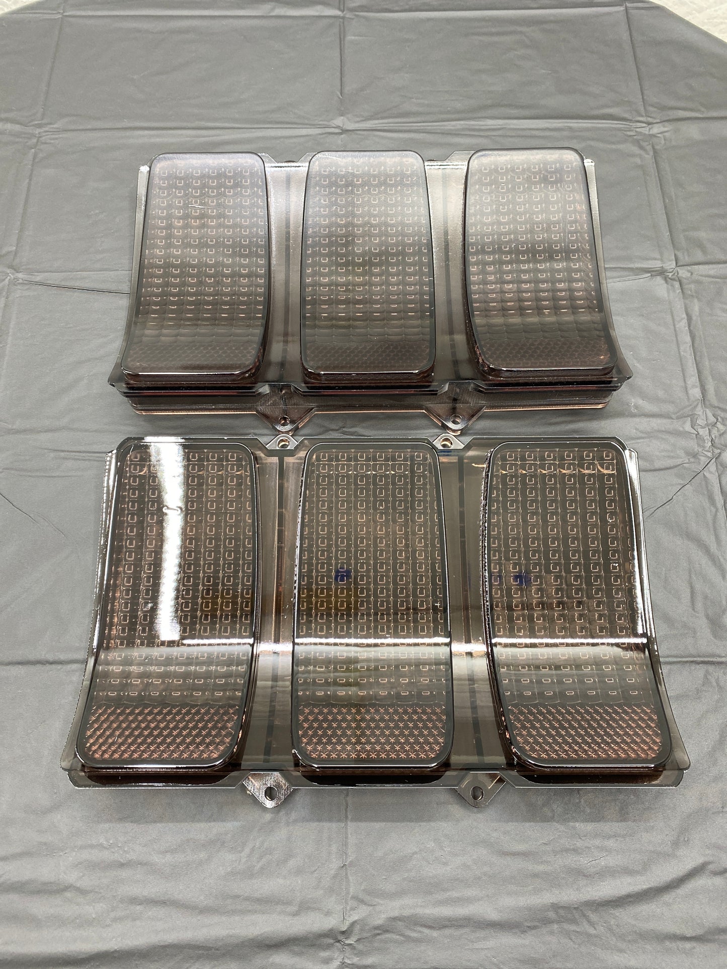 Blemished 1969 Ford Mustang Flush Mount Taillight Lens Conversion (Bezel Delete)