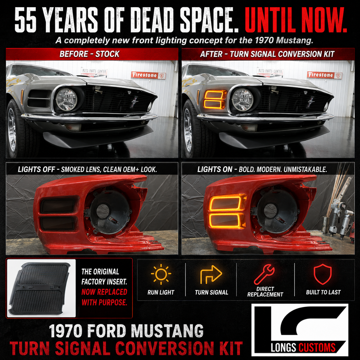 1970 Mustang Halo Turn Signal Conversion Kit