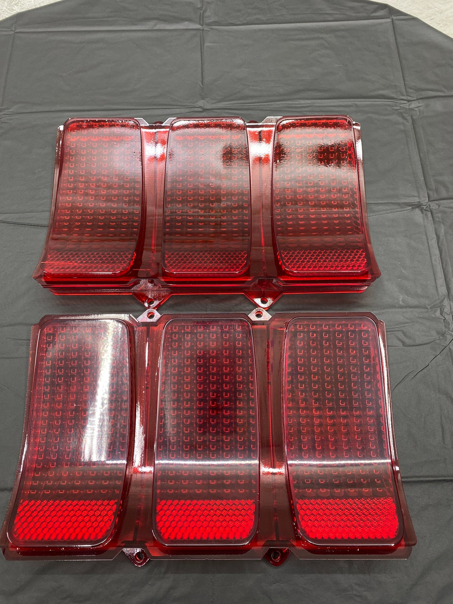 Blemished 1969 Ford Mustang Flush Mount Taillight Lens Conversion (Bezel Delete)