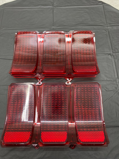 Blemished 1969 Ford Mustang Flush Mount Taillight Lens Conversion (Bezel Delete)