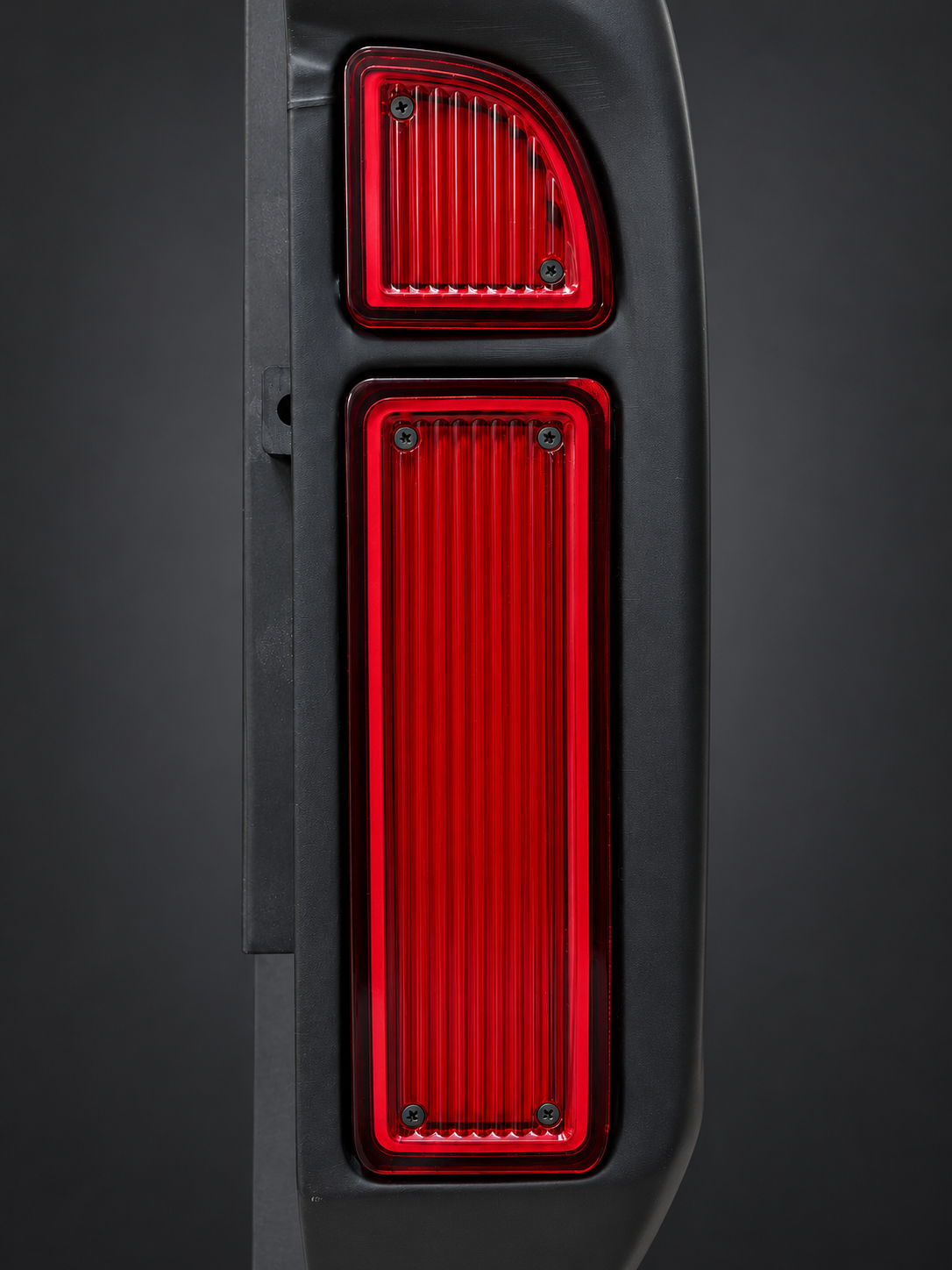 1967-72 Chevy C10 Halo taillights with brake light and halo lit, by Longs Customs