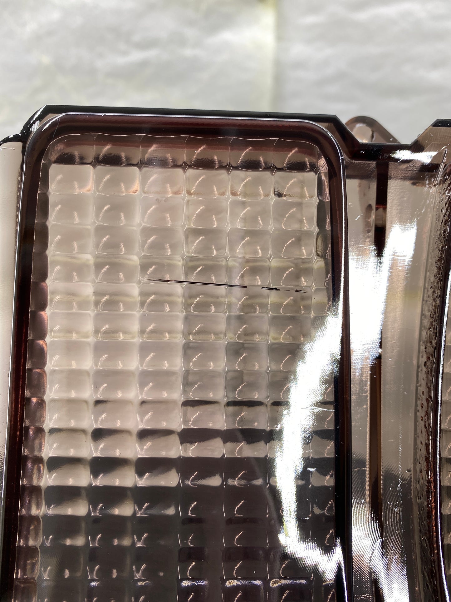 Blemished 1969 Ford Mustang Flush Mount Taillight Lens Conversion (Bezel Delete)